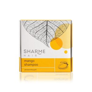 Натуральный твердый шампунь Sharme Hair Mango с маслом манго, увлажняющий, 50 г 3